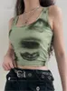 Kadın Tankları Camis Kadın Korse Bebek Tee Tee Top Yaz Seksi Gömlek Vintage Bluz Siber Buties Grafik Tankları Camis Goth Estetik Y2K Street Giyim 230608
