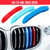 Nouveaux bandes de garniture de calandre de course de voiture 3 pièces pour BMW X3 G01 2018-2020 M accessoires de voiture de gril de Performance de puissance