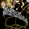 Bruiloft Haar Sieraden ASNORA Klassieke Liefde Europese Zirconia Bridal Tiara Crystal Crown Plated Jurk Met Bruid Accessoires 230609