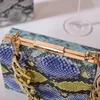 Torby na ramię węża torebki dla kobiet torebka krzyżowa luksusowa designerska torba na ramię