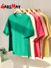 Womens Two Piece Pants Green Suit Shorts with Tshirt for Women and Top Loose Oversize 100% Cotton Summer Set Classic Tracksuit Casual 230608