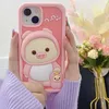 free DHL wholesale 3d Cartoon funny Pig pigs soft Case For iphone 14 Plus 13 12 Pro Max Girl Cute Soft silicone phone back cover