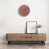 Väggklockor 29 cm modern mdf trärista dekor klocka minimalism rund färg kvarts tyst vardagsrum sovrum studie hem