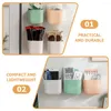 Storage Bottles 12 Pcs Magnetic Box Mount Stand Wall Pen Organizer Controller Container Attraction Phone Holder Pp Wall-mounted Case