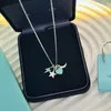 Vente chaude Fashion Designer Collier Coeur Marque Star Lightning Crescent Classic Element Collier en argent sterling 925 cadeau de petite amie non allergique qui ne se décolore pas