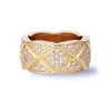 moda OL geometría rombo diamante diseñador banda anillos para mujeres hombres 18K oro acero inoxidable simple amor pareja anillo boda joyería