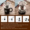 Coffee Filters Stainless Steel Filter Holder Reusable Dripper V60 Drip Baskets For Manual Bean Mill Grinder