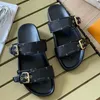 Diseñador mujer Zapatillas hombres zapatillas Gear bottoms Chanclas mujeres lujo sandalias moda causal flip flop23