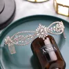 Wedding Hair Jewelry LEAF Pałą dla kobiet Crystal Combs Tiaras Bride Party Crown Akcesoria dla Seven 230609