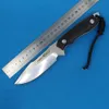 Новый M2372 открытый прямой охотничий нож 5cr13mov satin drop point blade black g10 полная ручка с таен