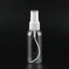 1000pcslot 60ml portátil de plástico transparente atomizador de perfume botellas de aerosol cosméticas vacías con bomba pulverizadora para viajes