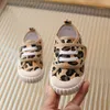 Athletic Outdoor Children Canvas Shoes Fashion Classic Soft Bete Boys Sneakers Girls Casual Skate Leopard Mönster 230608