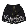 YNKT Designer Shorts Rhude Sommer Mode Strand Hosen Männer Hohe Qualität Streetwear Rot Blau Schwarz Lila Herren Kurze US Siize S XL L5GB #