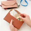 Portefeuilles Effen Kleur Lange Vrouwen Leer Geld Clutch Bag Multifunctionele Vrouwelijke Portemonnee Vakantie Bruiloft Verjaardagscadeau Groothandel