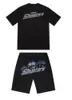 Design de moda Short Set Summer Men Trapstar London Shooters Women T-shirts bordadas Bottom Treino Vestuário Tidal flow design 712ess