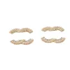 Designer de luxe 18K Plaqué Or Lettres Boucle D'oreille Pour Les Femmes Célèbres Simple Goujons Perle Diamant Boucle D'oreille De Mariage Jewerlry Haute Qualité 20Mixte