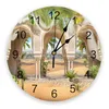 Horloges murales arche du désert plante décorations pour la maison salon horloge Design moderne autocollants numérique
