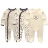 Rompers born Baby winter clothes 23pcs baby boys girls rompers long Sleeve clothing roupas infantis menino Overalls Costumes 230608