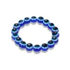 Buntes türkisch-blaues böses Auge, 10 mm Perlen, handgefertigtes elastisches Armband für Männer und Frauen, Yoga, Reiki-Schmuck