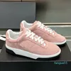 2023-kvinnor lyxiga casual skor sneakers designer damer trendiga populära modesportskor mocka barnskin bokstav andas mesh designer märke skor