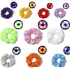 Hair Accessories Girls LED Luminous Scrunchies Hairband Ponytail Holder Headwear Elastic Hair Bands Solid Color