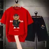 MEN MAWN TRACHSUITS FASHION BEAR MENS LUSERY LEAD SETS LEGH COTTON SUMPLE SUBLES ANDY QUALES