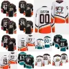 Anaheim''ducks''Custom Trevor Zegras Ducks 2022-23 REVER RETRO JERSEY JOHN KLILIBERG TROY TRERY ADAM HENRIQUE CAM FOWLER RYAN GEZLAF KEVIN SHATTENKI