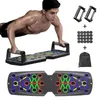 Push-Ups Stands Push Up Board Portátil Multifunción Equipos de entrenamiento plegables Push Up Bar para Home Gym Equipment Bodybuilding Fitness Sports 230608