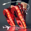 Atletische Outdoor 2740 USB Opladen Kinderen Sneakers Met 2 Wielen Meisjes Jongens Led Schoenen Kids Rolschaatsen 230608