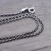 Kettingen Echt 925 Sterling Zilver 2mm Platte Rolo Link Chain Ketting 15.7" 17.7"