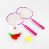 Badminton Rackets Ly Fitness Equipment 1 Par Youth Childrens Sports Tecknad leksak för barn B2CSHOP 230608