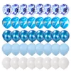 Andere Evenementen Feestartikelen 40st 10Inch Roze Blauwe Ballonnen Set Confetti Agaat Latex voor Verjaardag Baby Shower Bruiloft Decor Pastel 230608