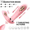 Telesic Vibrators Wearable Butterfly Heating Dildo Panties Vibrator G Spot Stimulator Wireless Remote Control Adult Sex Toys L230518
