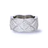 moda OL geometria rombo diamante designer anelli a fascia per donna uomo oro 18 carati acciaio inossidabile semplice amore coppia anello gioielli da sposa