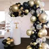 Otros suministros para fiestas y eventos Pink Macaron Metal Balloon Garland Arch Wedding Birthday Decortions Kids Foil Baby Shower 230608