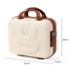 Storage Bags Cosmetic Suitcase Cute Pattern Portable Handle Combination Lock Zipper Travel Toiletry Makeup Code Case Travelling Use