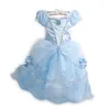 Kızlar küçük kız rapunzel kostüm partisi süslü prenses elbise Noel cosplay belle uyku güzel karnaval kılık 230608
