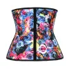 Latex Waist Trainer Corset Cincher Buik Tummy Shapewear Rose Printing Fitness Sauna Sweat Belts Afslanken Body Shapers 9 Steel Bones