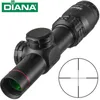 DIANA HD 2-7x20 Riflescope Mil Dot Scope Reticle Sight Rifle Scope Hunting Scopes Outdoor Tactical Rifle Scope