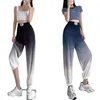 Женские брюки Capris Ice Silk Drape Плиссированные брюки Женские летние женские брюки с широким носом.