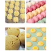 Baking Tools Mint Green Non-stick Biscuit Pan Mould Macaron Shallow 30/35 Hole Multi-purpose Tool