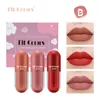 Fit Colors Make Up Gloss Cápsula Conjunto de Brilho Labial com Caixa de Presente Fosco Maquiagem Coreana Névoa Facial Veludo Labial Esmalte