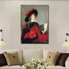 Reproduction d'art sur toile de haute qualité d'Elisabeth Vigee Lebrun Baronne De Crussol 1785 Figure peinture décor de bureau à domicile