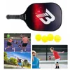 Raquettes de tennis Pickleball Paddle Set Léger 2 pagaies et 4 balles Sports de plein air Raquette de randonnée de haute qualité Visage en fibre de carbone 230608