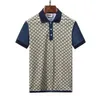 남성 스타일리스트 폴로 셔츠 고급 이탈리아 남자 옷 쇼트 슬리브 패션 캐주얼 남성 여름 티셔츠 많은 색상 M-3XL-G L230520