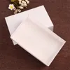 30 pcs/lot blanc/noir/marron grande boîte d'emballage cadeau en papier Kraft, carton kraft fait à la main chaussettes sous-vêtements boîte 28x18x8cm