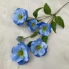 Decorative Flowers Artificial Butterfly Flower Simulated Fake Auditorium Layout Wedding Decoration Blue Faux Branches Home Decor