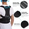 Back Support Alloy Bar Posture Corrector Scoliosis Brace Spine Corset Shoulder Therapy Correction Belt Orthopedic 230608