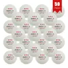 Raquettes de tennis de table Huieson ThreeStar Level Balls 40mm Matériel ABS 50 100 PCS Training Ping Pong 28g Blanc Jaune 230608