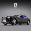 Diecast Model 1 24 Rolls Royce Phantom Mansory Alloy Car Diecasts Toy Vehicles Sound and Light Pull Back Toys for Kids Gifts 230608